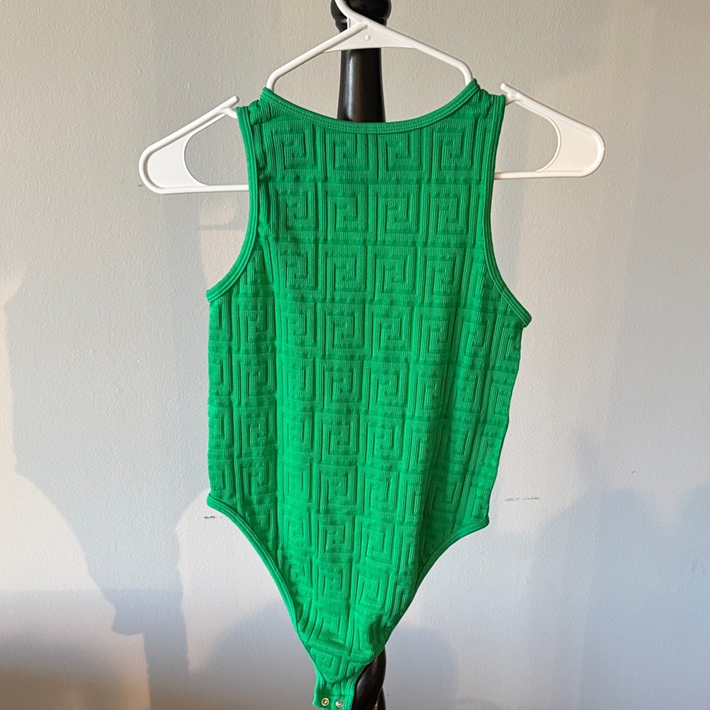Fendi Pattern IT Green BodySuit - Picture 2 of 2